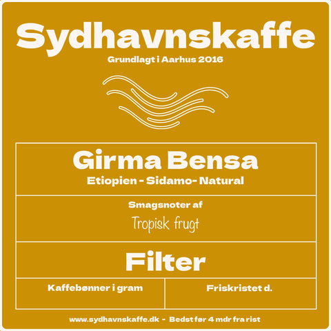 Ethiopien – Girma Bensa Natural – Filter – Sidamo